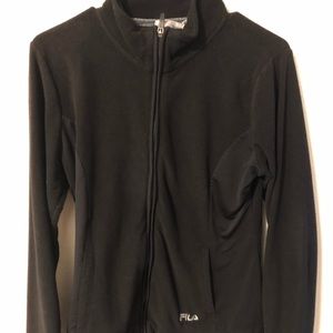 Fila women’s jacket zip up medium black